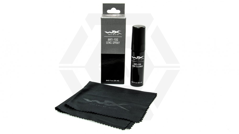 WIley X Anti-Fog Lens Cleaner with Cleaning Cloth - Main Image © Copyright Zero One Airsoft
