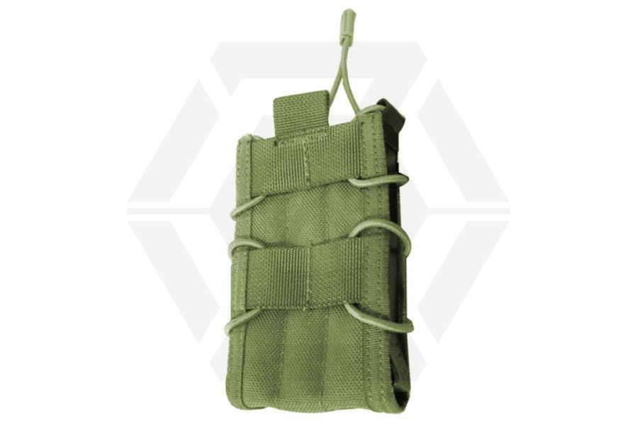 TMC MOLLE Quick Release Single Mag Pouch (Olive) - Main Image © Copyright Zero One Airsoft