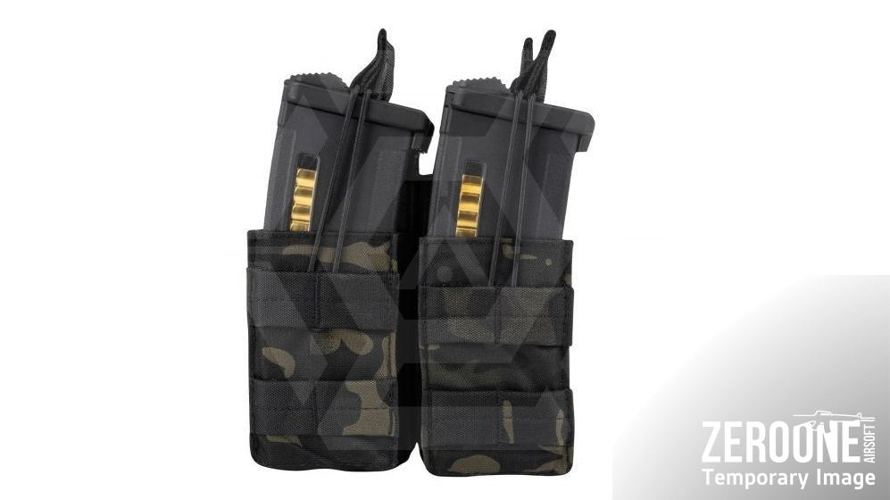 Viper MOLLE Quick Release Stacked Double Mag Pouch (Black MultiCam) - Main Image © Copyright Zero One Airsoft