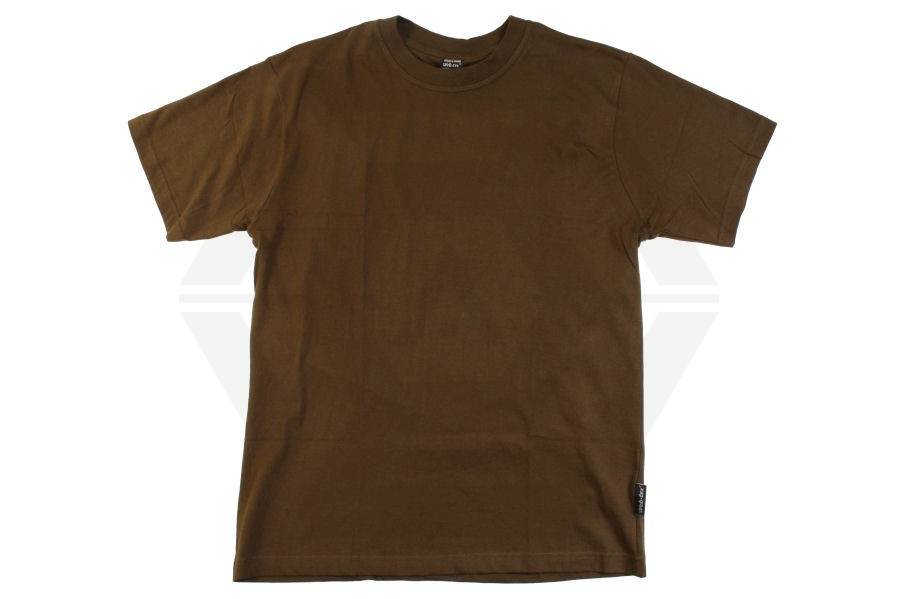 Mil-Com Plain T-Shirt (Olive) - Size 2XL - Main Image © Copyright Zero One Airsoft