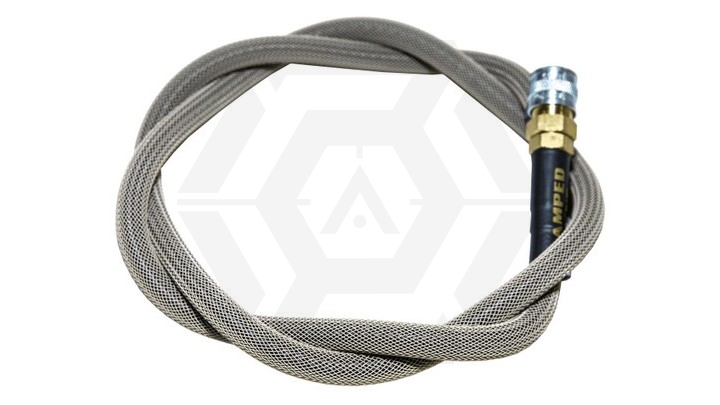 Amped HPA QD Line Standard Weave Braided Hose 914mm (Beige) - Main Image © Copyright Zero One Airsoft