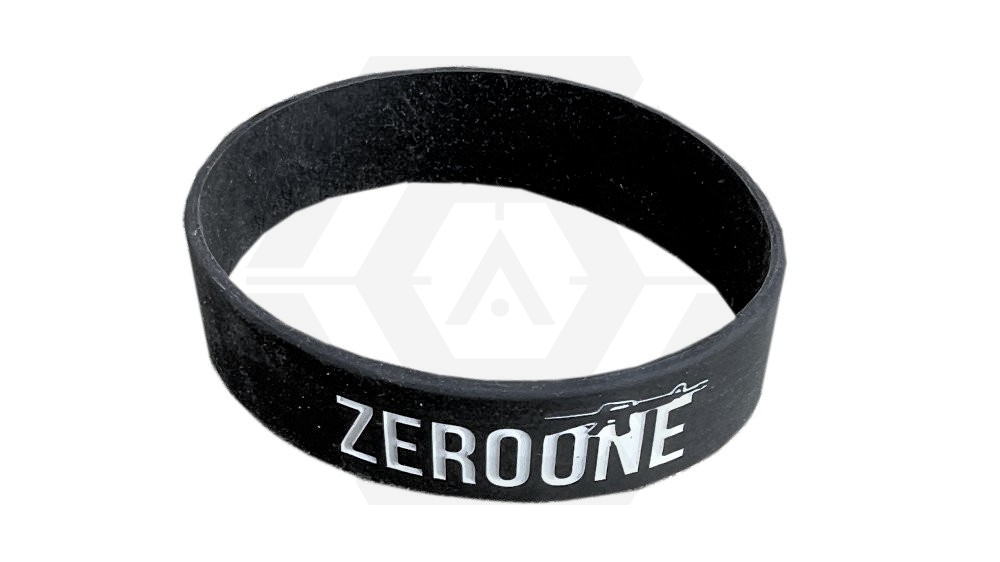 ZO "Zero One" Silicone Wrist Band/Mag Cinch (Black) - Main Image © Copyright Zero One Airsoft