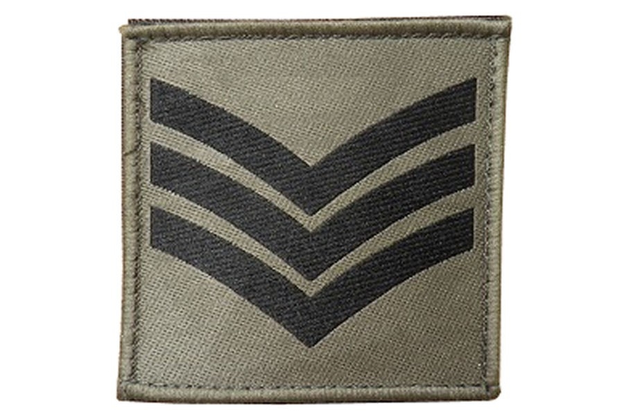 Commando Rank Patch - Sgt (Subdued) - Main Image © Copyright Zero One Airsoft