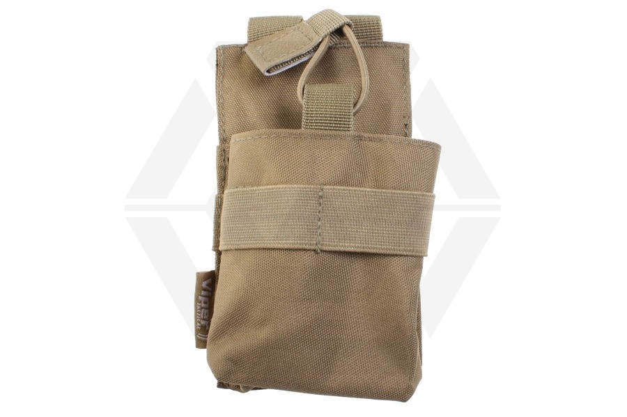 Viper MOLLE GPS/Radio/Phone Pouch (Coyote Tan) - Main Image © Copyright Zero One Airsoft