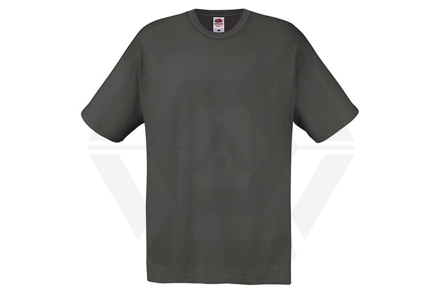 Fruit Of The Loom Original Full Cut T-Shirt (Light Graphite) - Size Small - Main Image © Copyright Zero One Airsoft