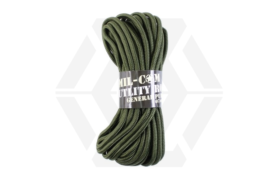Mil-Com 7mm ParaCord, 15m (Olive) - Main Image © Copyright Zero One Airsoft