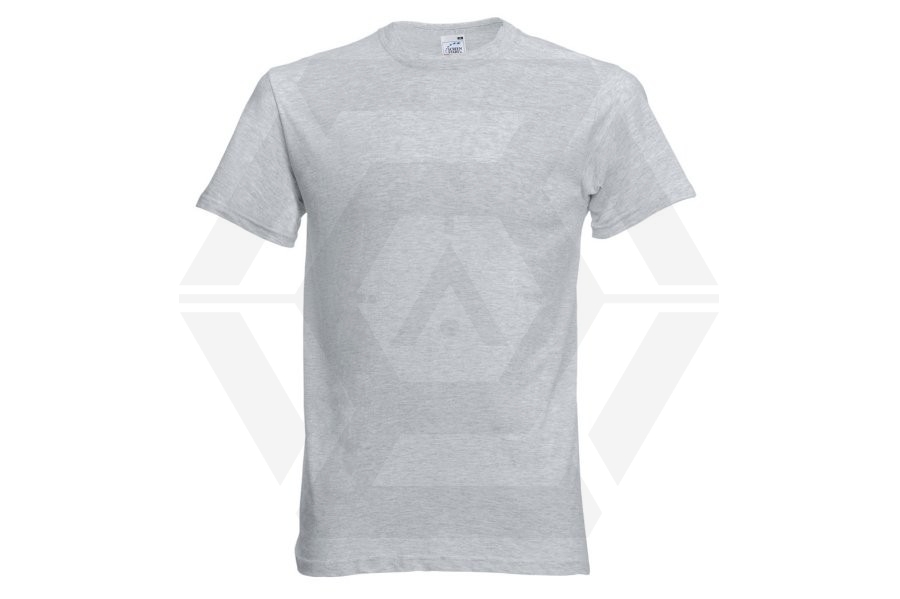 Fruit Of The Loom Original Full Cut T-Shirt (Heather Grey) - Size Small - Main Image © Copyright Zero One Airsoft