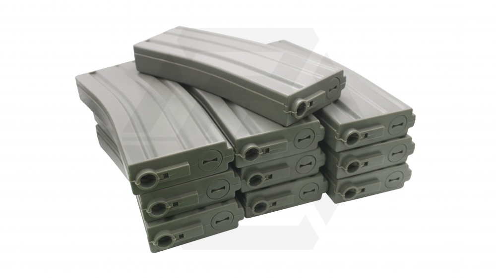 Ares Expendable AEG Mag for M4 85rds (Box of 10) - Main Image © Copyright Zero One Airsoft