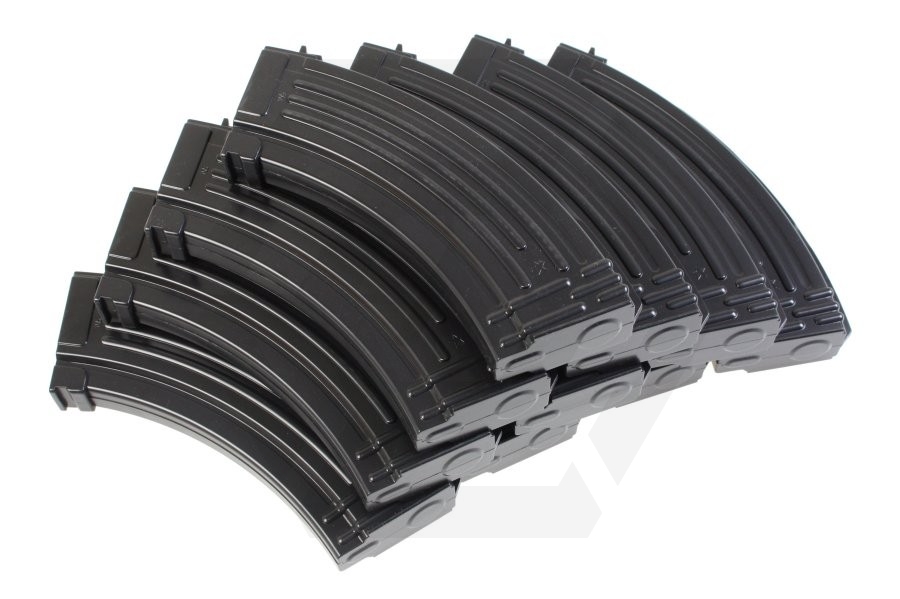 Ares Expendable AEG Mag for AK 105rds Box of 10 - Main Image © Copyright Zero One Airsoft