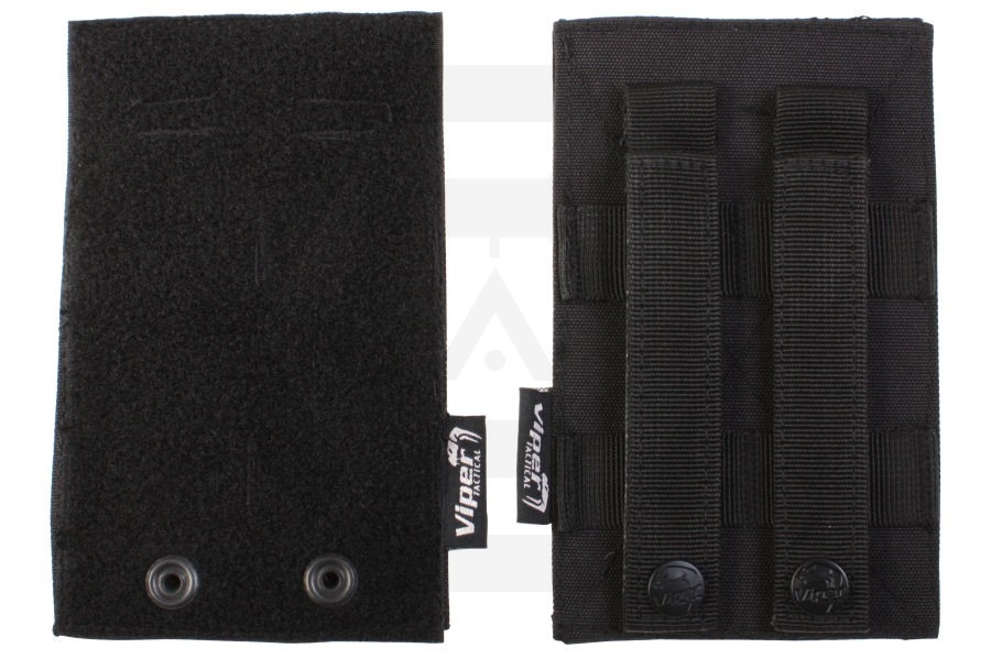 Viper MOLLE Velcro Panels (Black) - Main Image © Copyright Zero One Airsoft