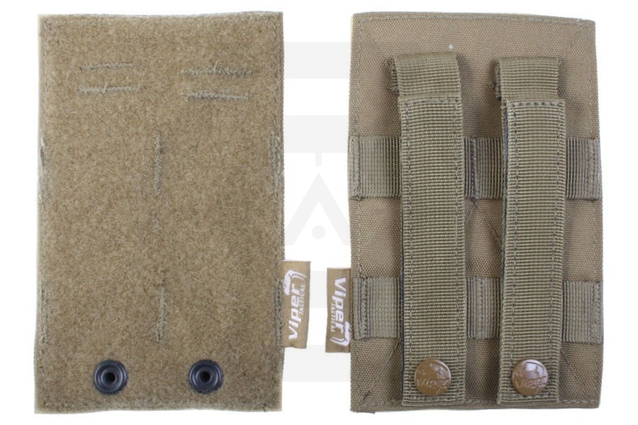 Viper MOLLE Velcro Panels (Coyote Tan) - Main Image © Copyright Zero One Airsoft