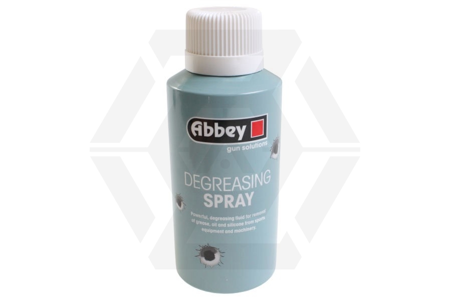 Abbey Degreasing Spray Aerosol - Main Image © Copyright Zero One Airsoft