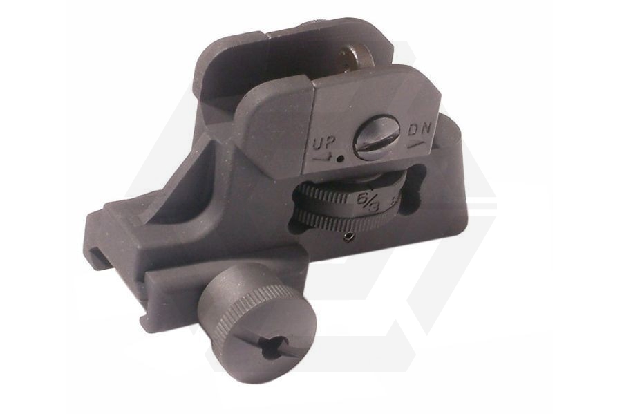 King Arms Detachable Rear Sight for RIS - Main Image © Copyright Zero One Airsoft