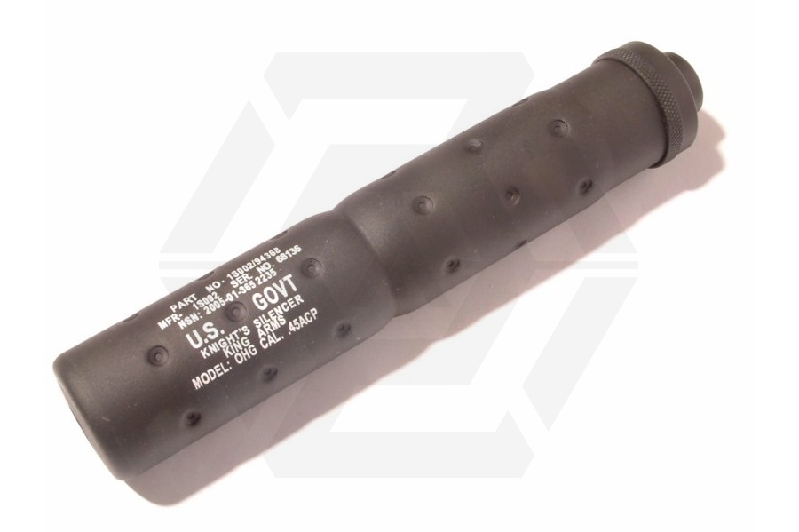 King Arms Socom Silencer - 14mm CCW 195 x 35mm - Main Image © Copyright Zero One Airsoft