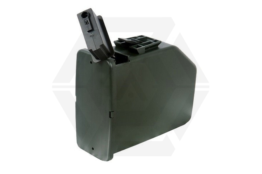 A&K Box Mag for M249 2500rds - Main Image © Copyright Zero One Airsoft