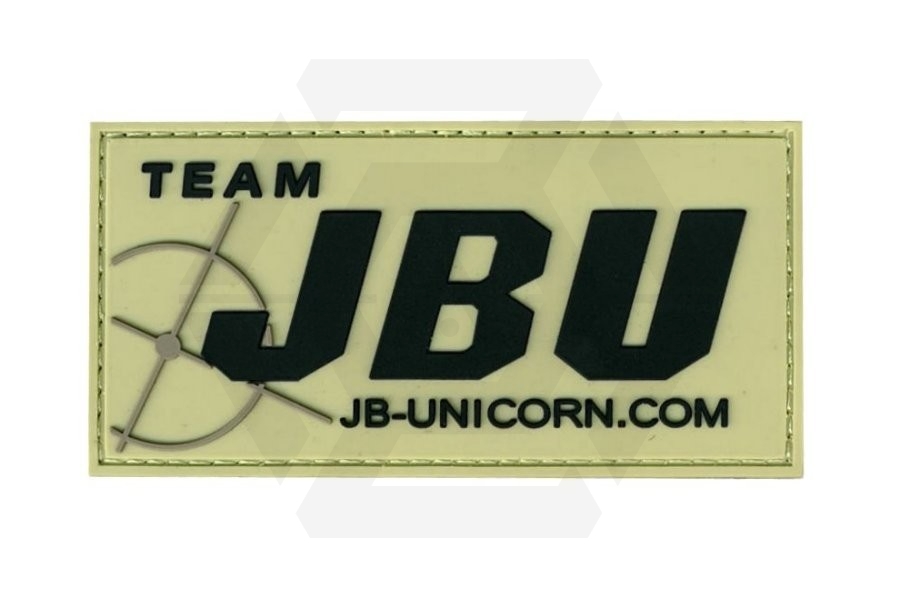 JBU Velcro PVC Patch (Tan) - Main Image © Copyright Zero One Airsoft