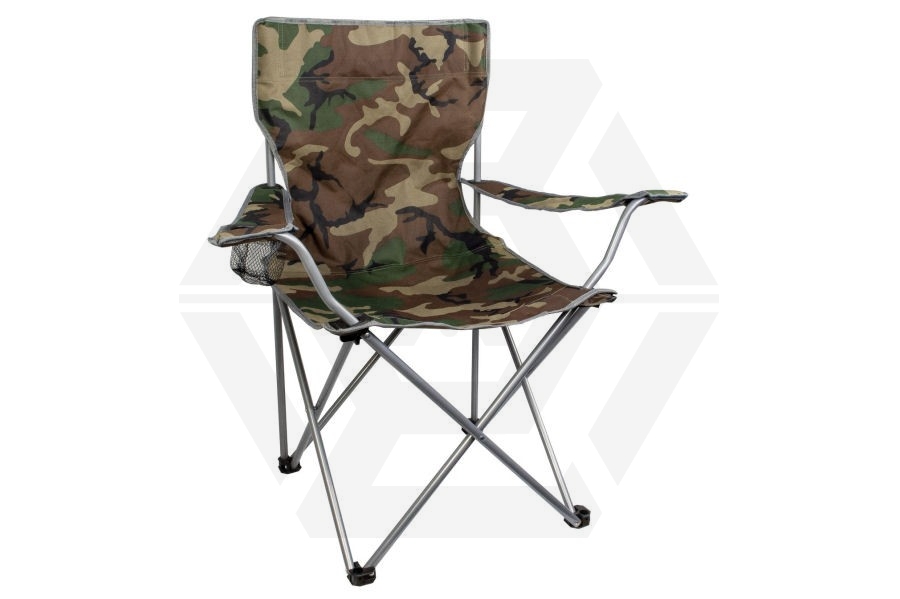 Highlander Stirling Camping Chair (Camo) - Main Image © Copyright Zero One Airsoft