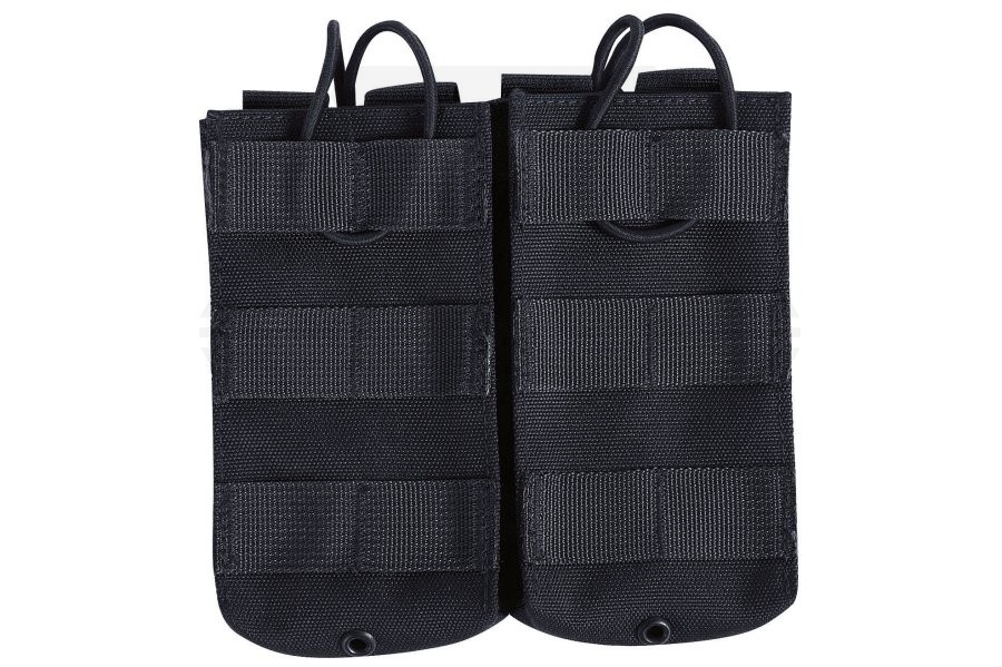 Viper MOLLE Quick Release Double Mag Pouch (Black) - Main Image © Copyright Zero One Airsoft