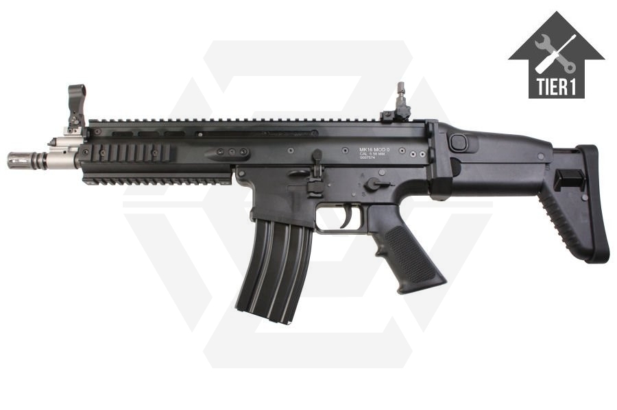 WE GBB SCAR-L (Black) with Tier 1 Upgrades (Bundle) - Main Image © Copyright Zero One Airsoft