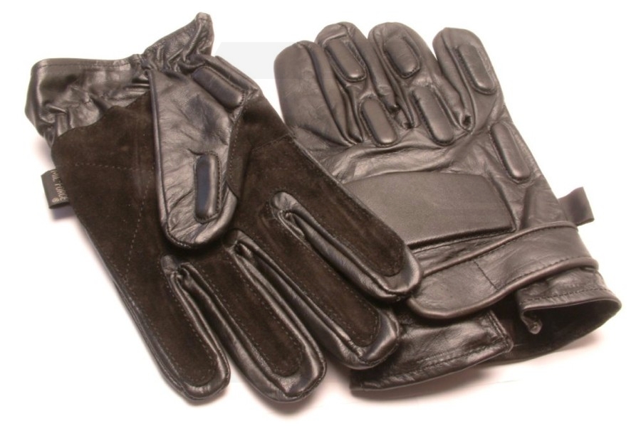 Mil-Force Full Finger SWAT Gloves (Black) - Size Extra Large - Main Image © Copyright Zero One Airsoft