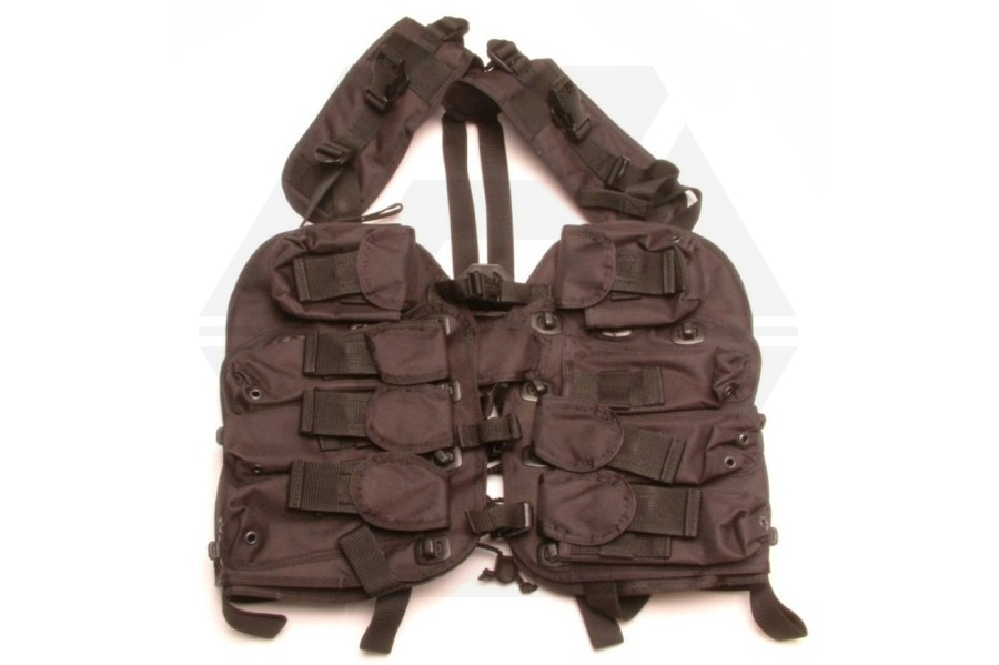 Mil-Force SWAT Tactical Vest (Black) - Main Image © Copyright Zero One Airsoft