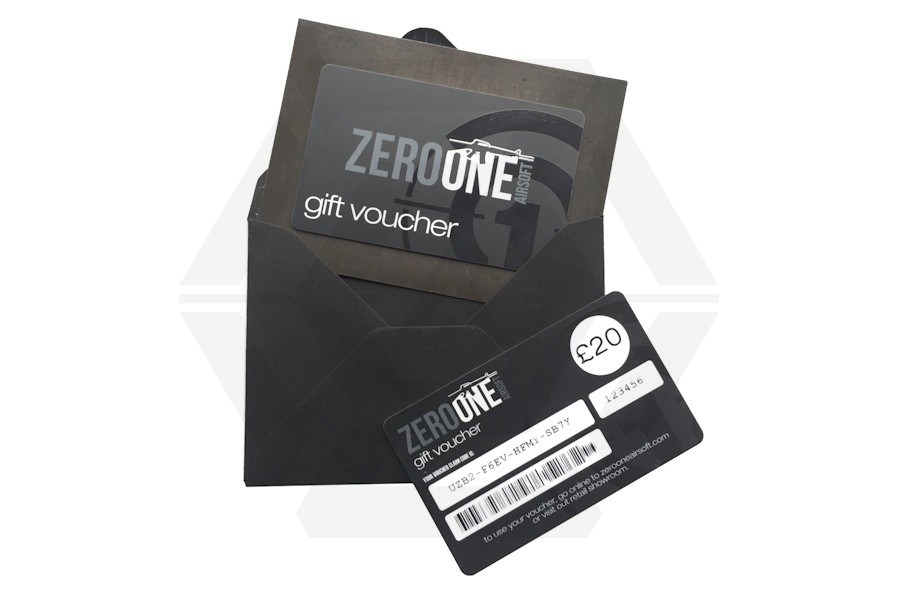 Zero One Airsoft Gift Voucher for £20 - Main Image © Copyright Zero One Airsoft