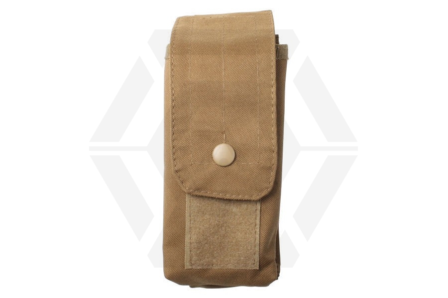 Mil-Force MOLLE M4 Double Mag Pouch (Tan) - Main Image © Copyright Zero One Airsoft