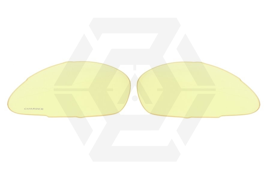 Guarder Spare Lens for Guarder 2006 Glasses - Yellow - Main Image © Copyright Zero One Airsoft