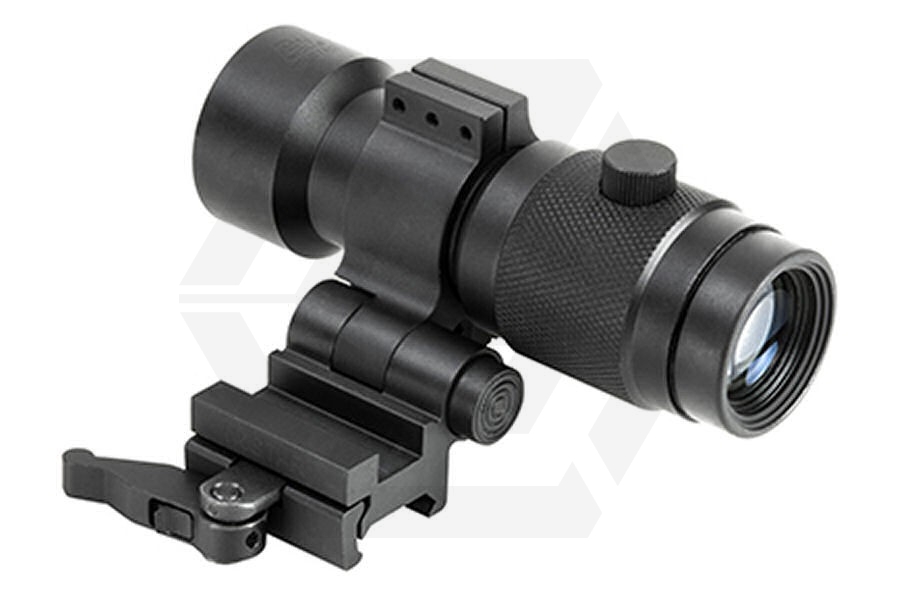 NCS 3x Prismatic Magnifier with Flip Mount - Main Image © Copyright Zero One Airsoft