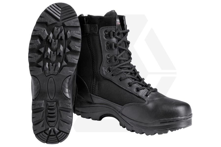 Mil-Com Recon Side Zip Boot (Black) - Size 13 - Main Image © Copyright Zero One Airsoft
