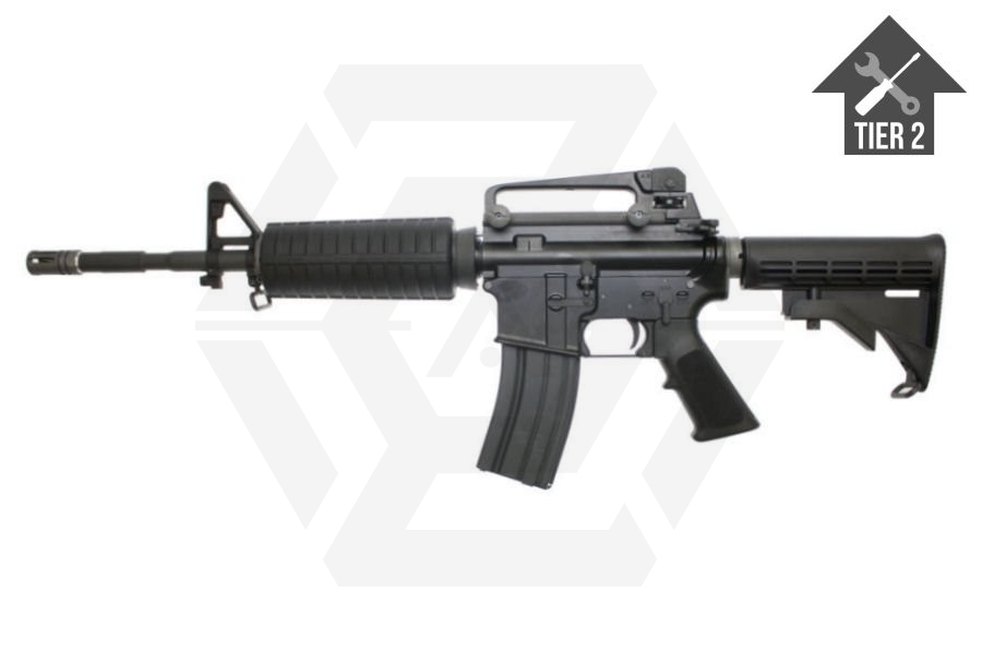 WE GBB M4A1 (Black) with Tier 2 Upgrades (Bundle) - Main Image © Copyright Zero One Airsoft