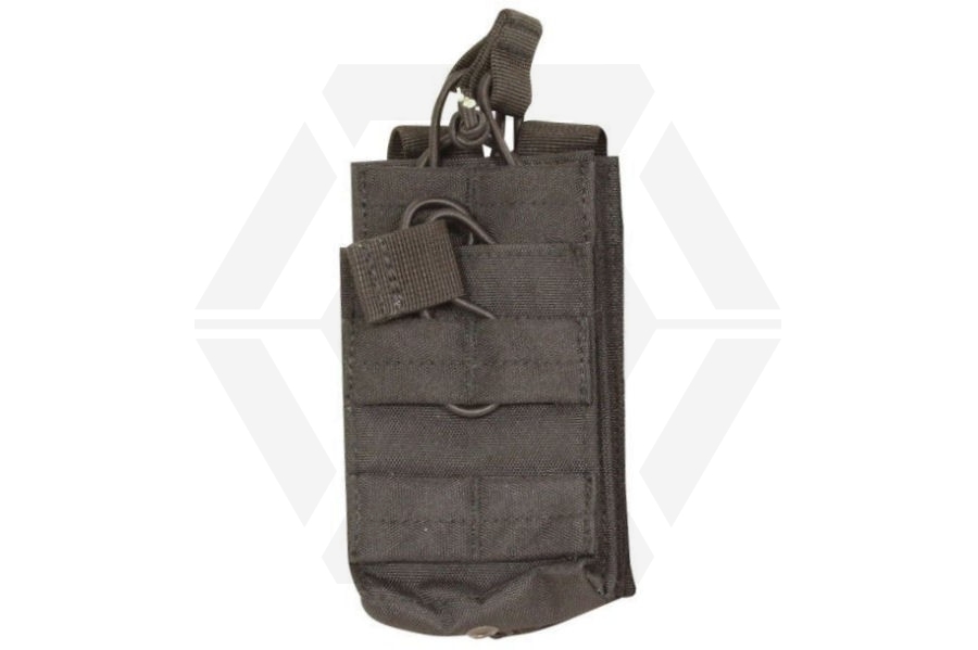 Viper MOLLE Quick Release Stacked Single Mag Pouch (Black) - Main Image © Copyright Zero One Airsoft