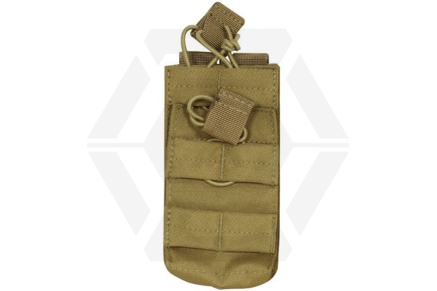 Viper MOLLE Quick Release Stacked Single Mag Pouch (Coyote Tan) - Main Image © Copyright Zero One Airsoft