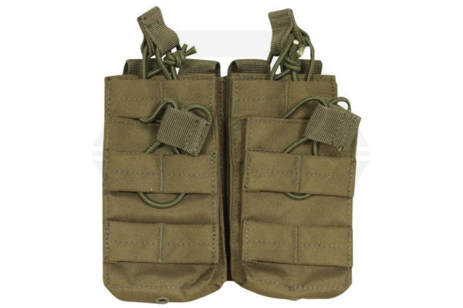 Viper MOLLE Quick Release Stacked Double Mag Pouch (Olive) - Main Image © Copyright Zero One Airsoft
