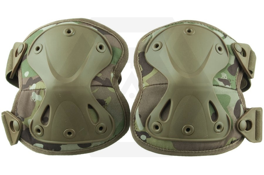 Viper Hard Shell Knee Pads (MultiCam) - Main Image © Copyright Zero One Airsoft