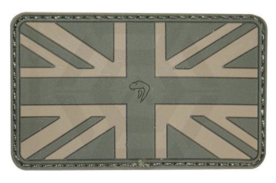Viper Velcro PVC Union Flag Patch (Olive) - Main Image © Copyright Zero One Airsoft