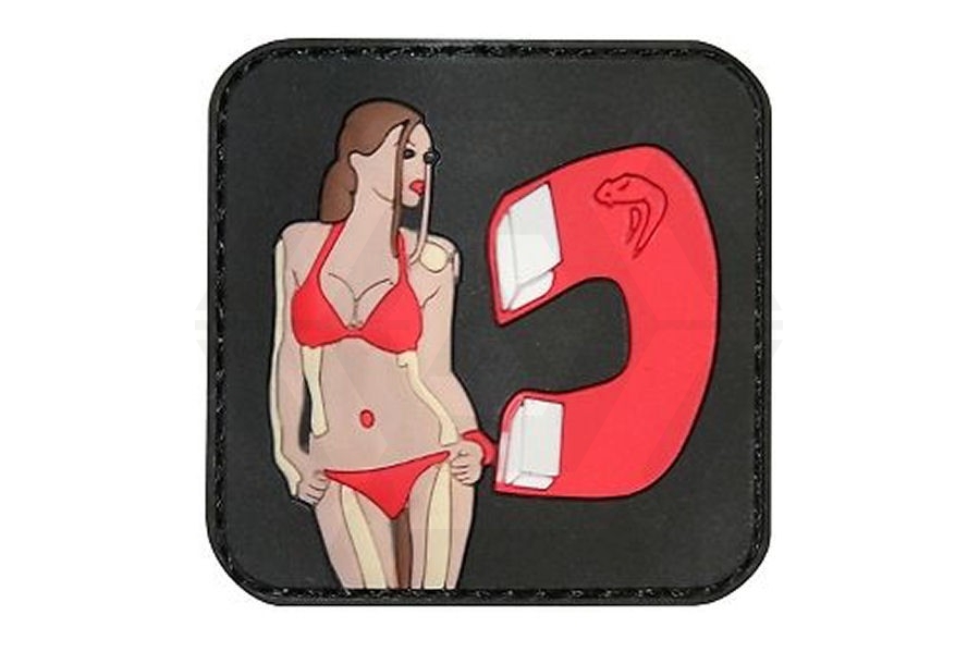 Viper Velcro PVC Morale Patch "Babe Magnet" - Main Image © Copyright Zero One Airsoft