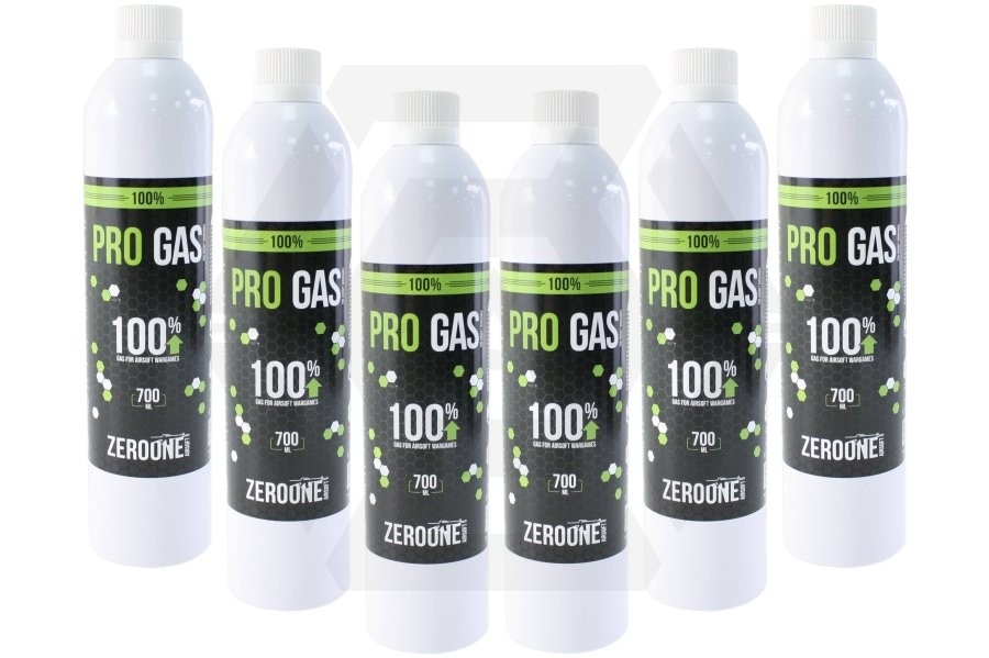 ZO Pro Gas Pack of 6 (Bundle) - Main Image © Copyright Zero One Airsoft