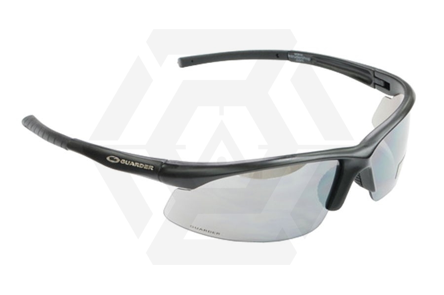 Guarder Protection Glasses 2010 Version in Hard Case (Black) - Main Image © Copyright Zero One Airsoft