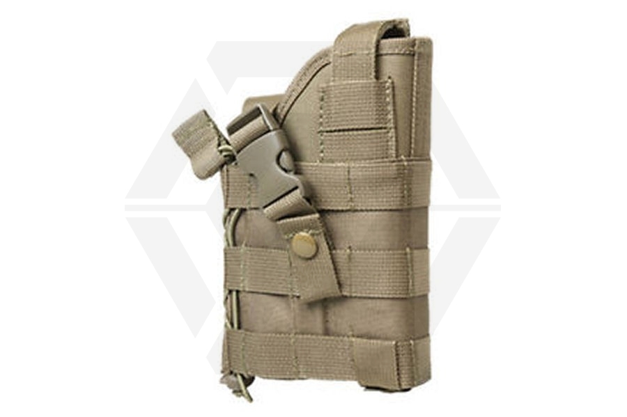 NCS VISM Ambidextrous MOLLE Holster (Tan) - Main Image © Copyright Zero One Airsoft