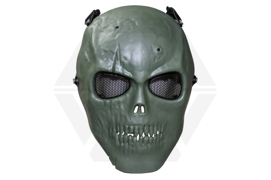 MFH Skull Mask (Olive) - Main Image © Copyright Zero One Airsoft