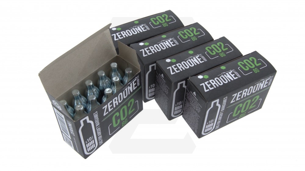ZO 8g CO2 Capsule Box of 50 (Bundle) - Main Image © Copyright Zero One Airsoft