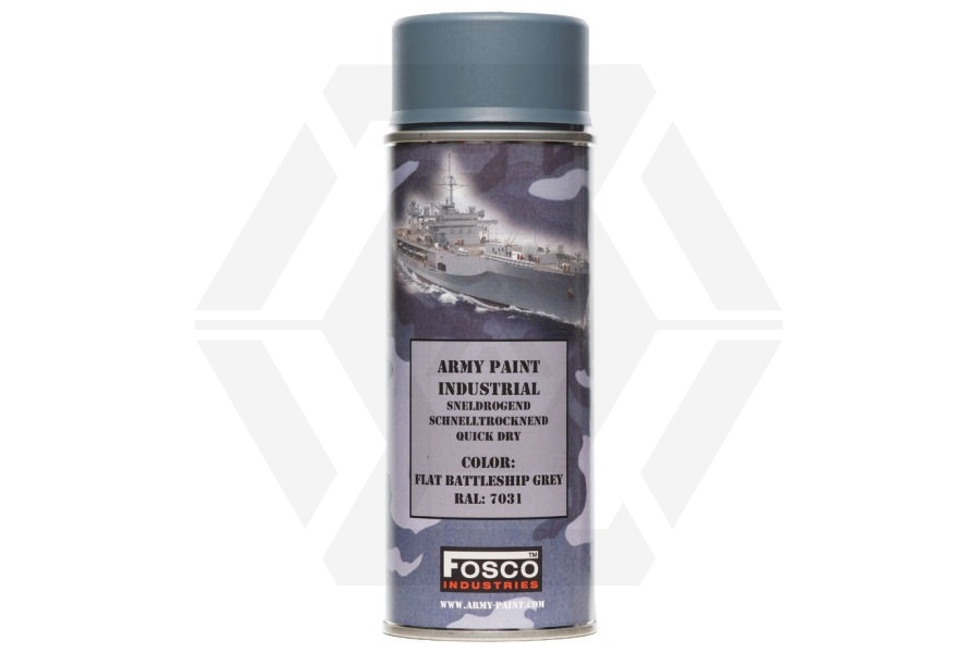 Fosco Army Spray Paint 400ml (Battleship Grey) - Main Image © Copyright Zero One Airsoft