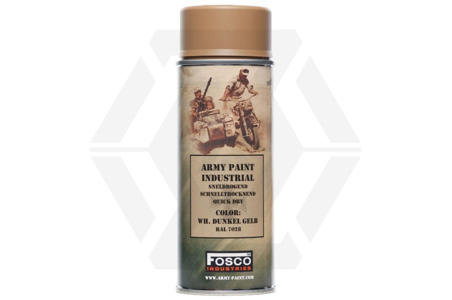 Fosco Army Spray Paint 400ml (Tan) - Main Image © Copyright Zero One Airsoft