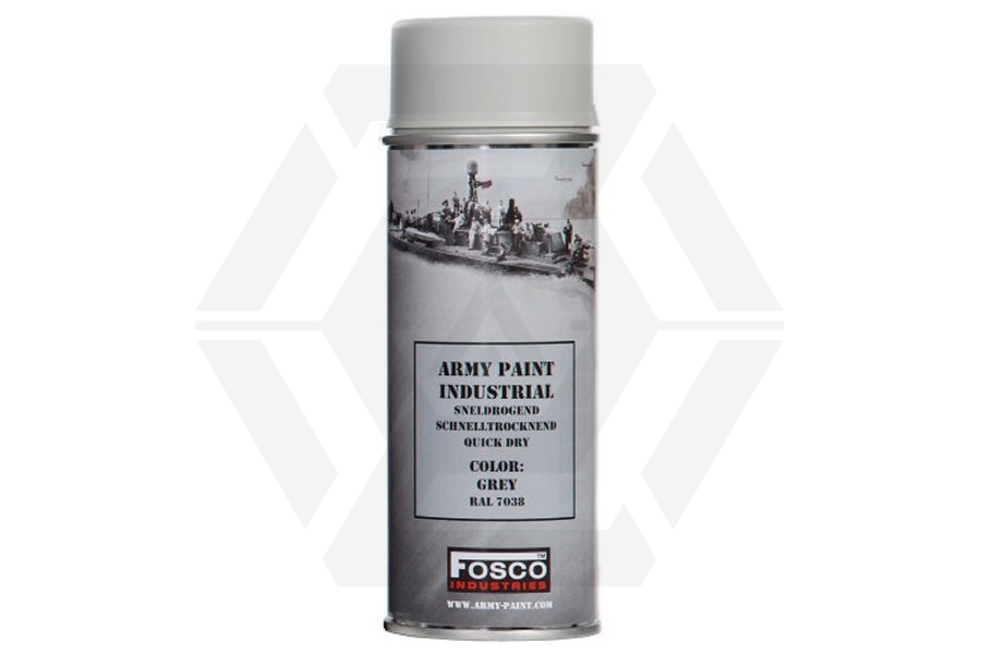 Fosco Army Spray Paint 400ml (Grey) - Main Image © Copyright Zero One Airsoft