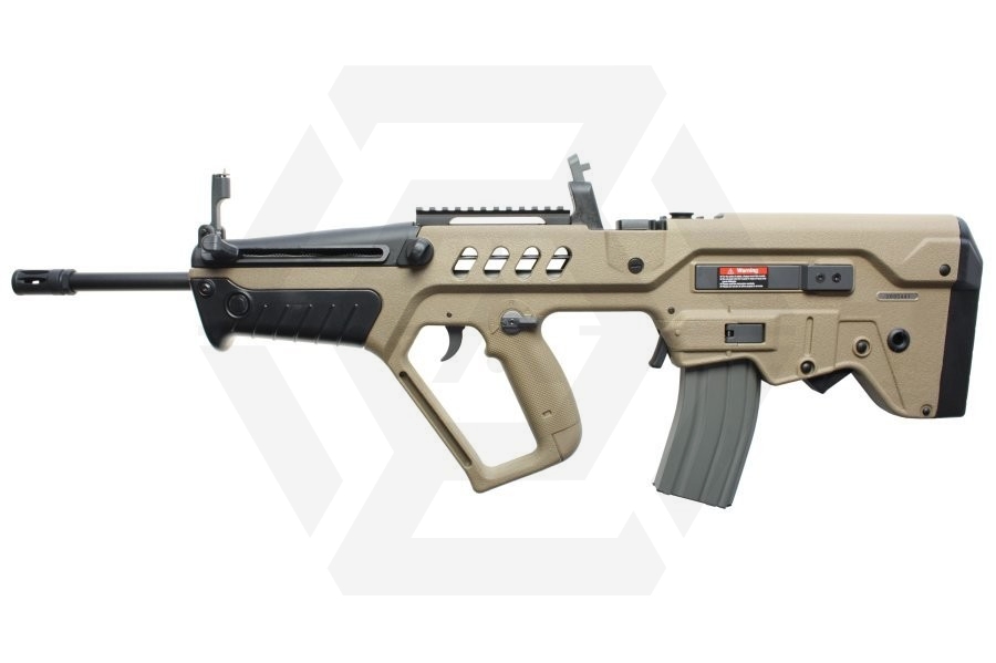 Ares AEG TVR-21 with Rail Set Pro (Tan) - Main Image © Copyright Zero One Airsoft