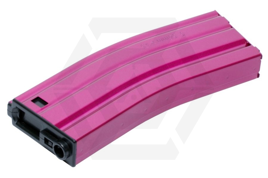 G&G AEG Mag for M4 450rds (Pink) - Main Image © Copyright Zero One Airsoft