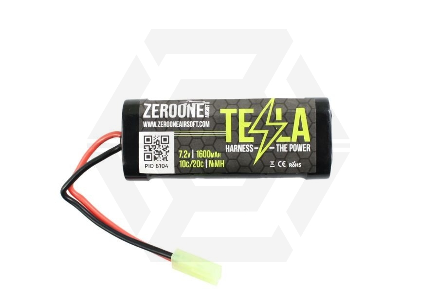 ZO Tesla Battery 7.2v 1600mAh NiMH (Mini) - Main Image © Copyright Zero One Airsoft