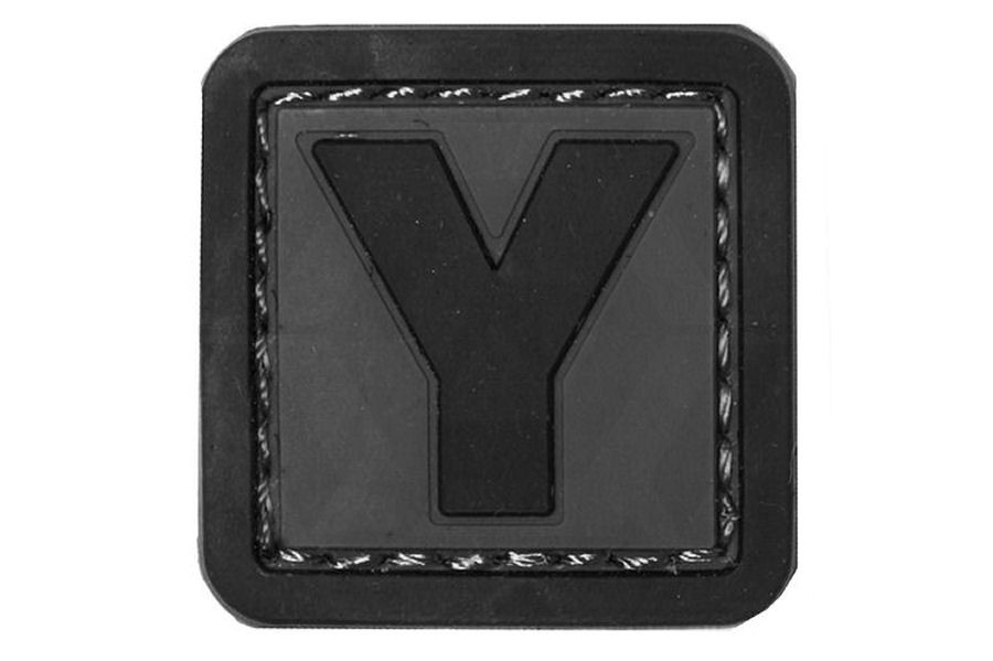 101 Inc PVC Velcro Patch "Y" - Main Image © Copyright Zero One Airsoft