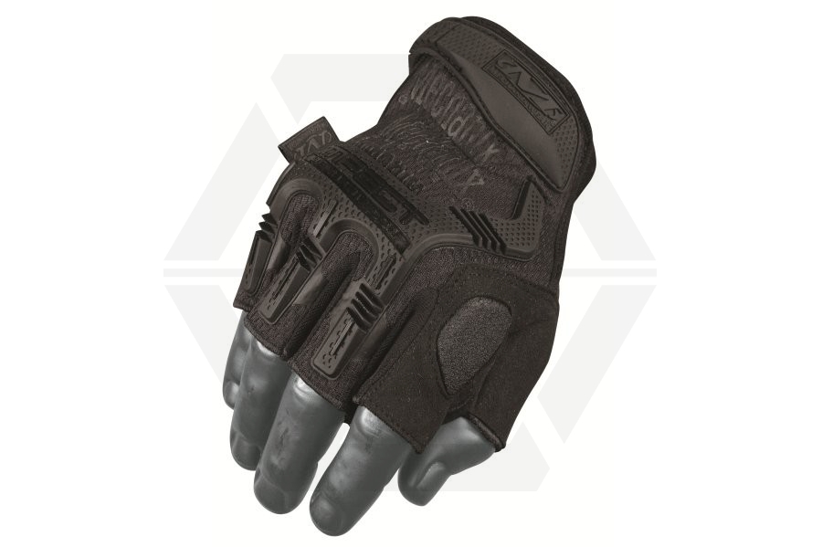 Mechanix M-Pact Fingerless Gloves (Black) - Size Extra Large - Main Image © Copyright Zero One Airsoft